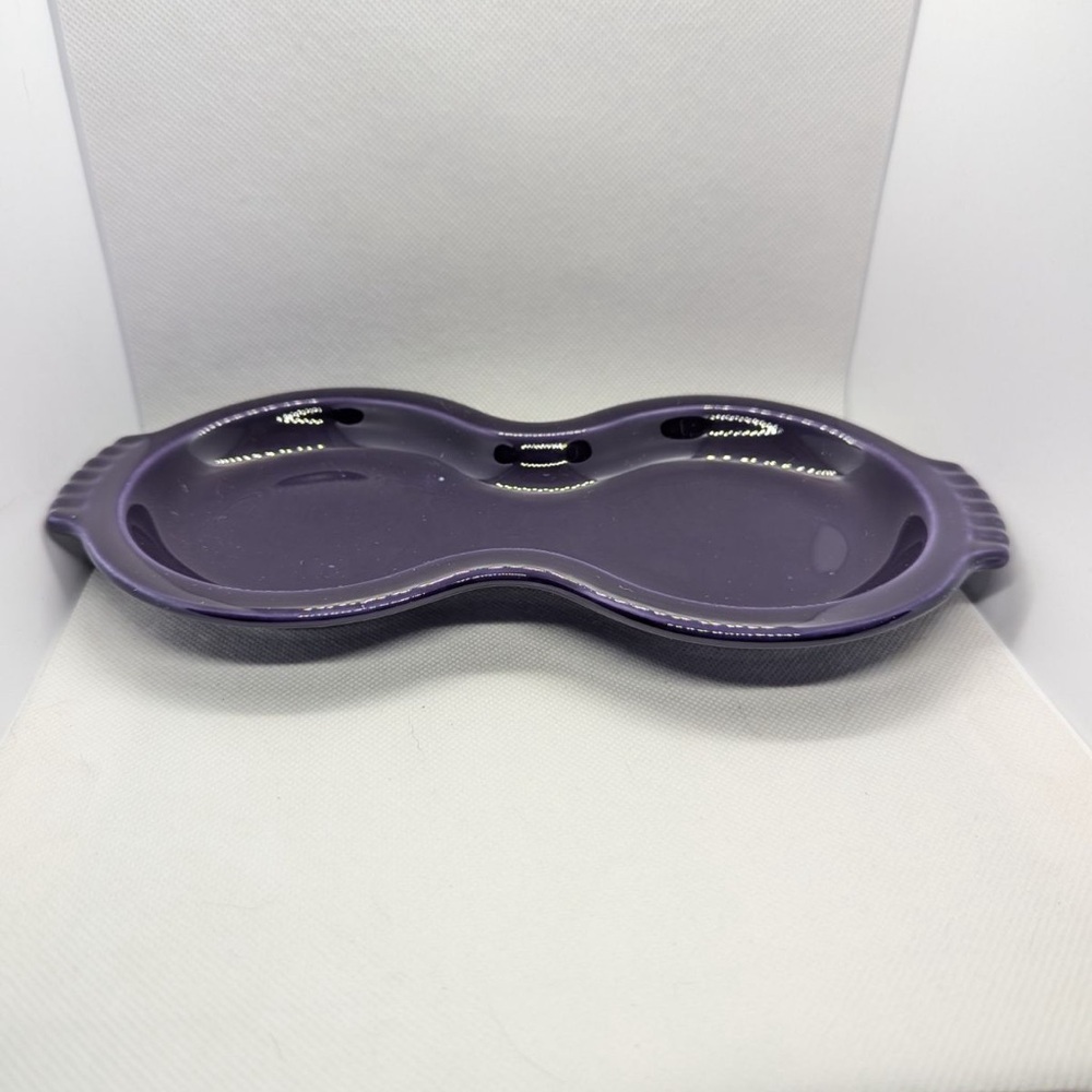 Fiestaware Figured Eight dish, post 86 Plum